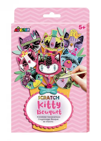 Set creativ de razuit Buchet - Pisicuta