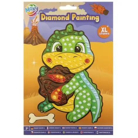 Set creativ diamond painting cu strasuri mari, A5