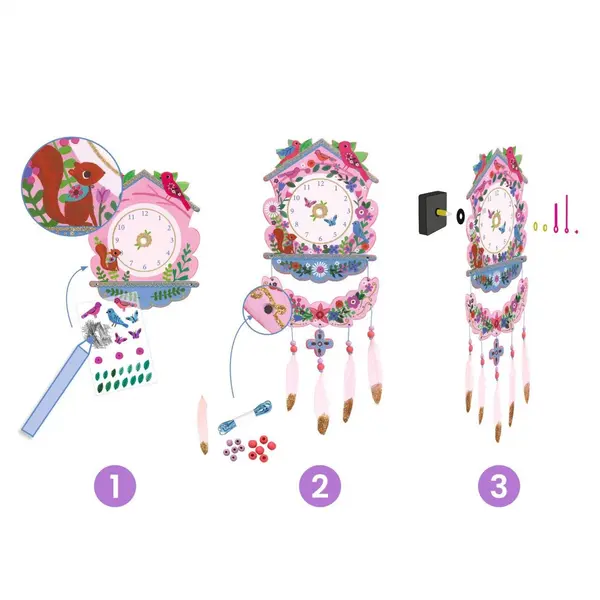 Set creativ DIY - Ceas de perete | Djeco