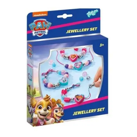 Set creativ DIY, Creeaza propriile bijuterii cu tematica Paw Patrol, Patrula Catelusilor