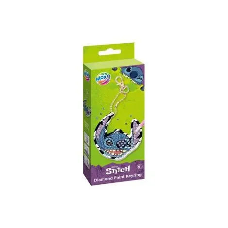 Set creativ DIY, Creeaza propriul breloc cu tehnica diamond painting, Disney Lilo si Stitch