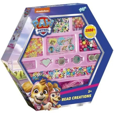 Set creativ DIY, cu margele, Creatii colorate si bratari cool, Paw Patrol, Patrula Catelusilor