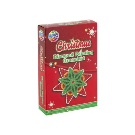 Set creativ DIY, Ornamente de Craciun, Dimaond painting, Stea