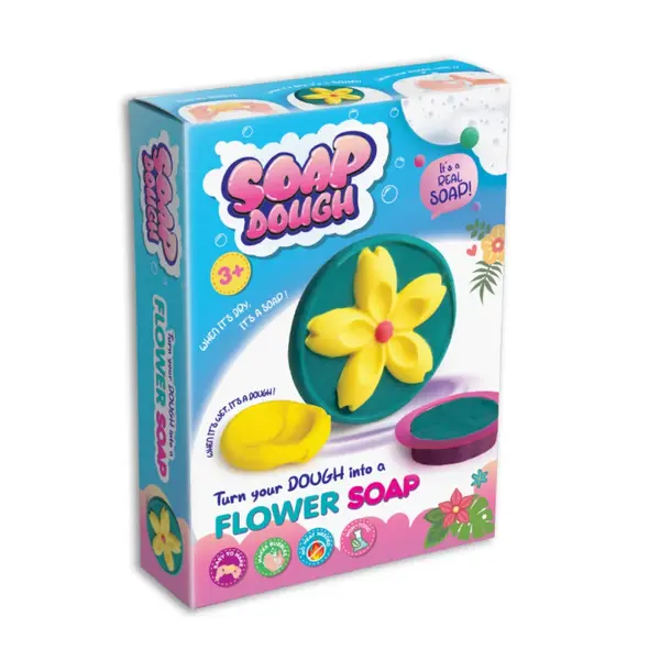 Set creativ DIY Strigo Fa-ti propriul sapun,model Floare galbena,+3 ani
