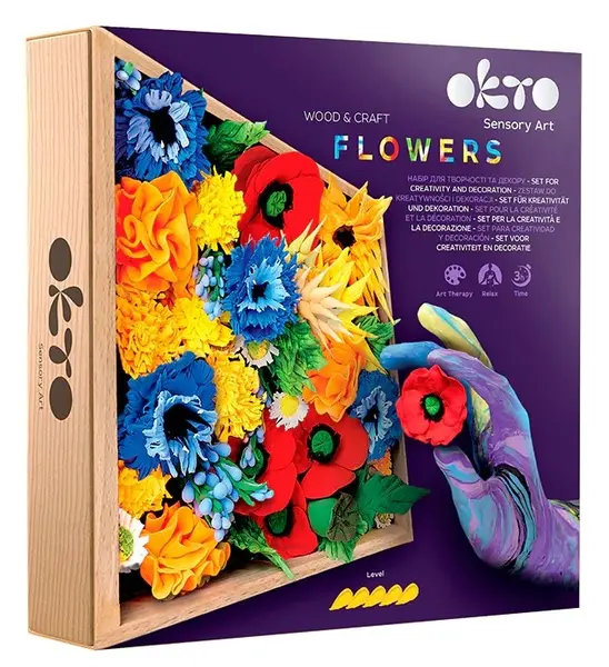 Set creativ - Flowers | Okto Clay