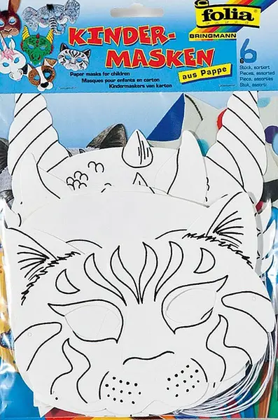 Set creativ Folia - Masti de colorat, Animale