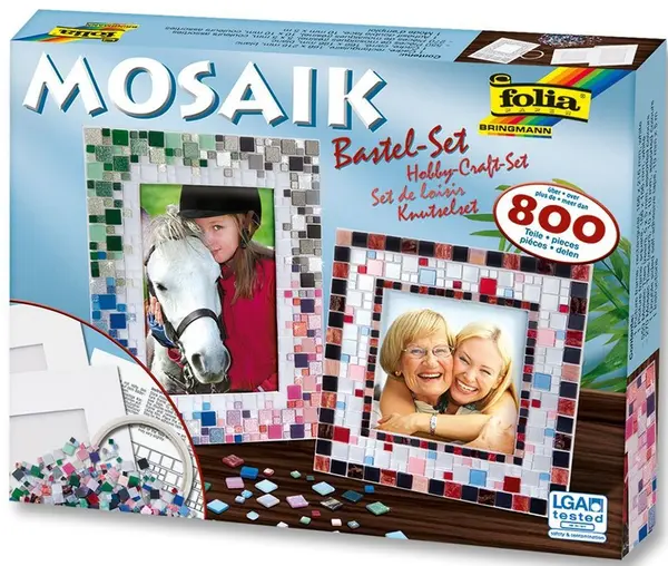 Set creativ Folia - Realizeaza singur doua rame pentru poze