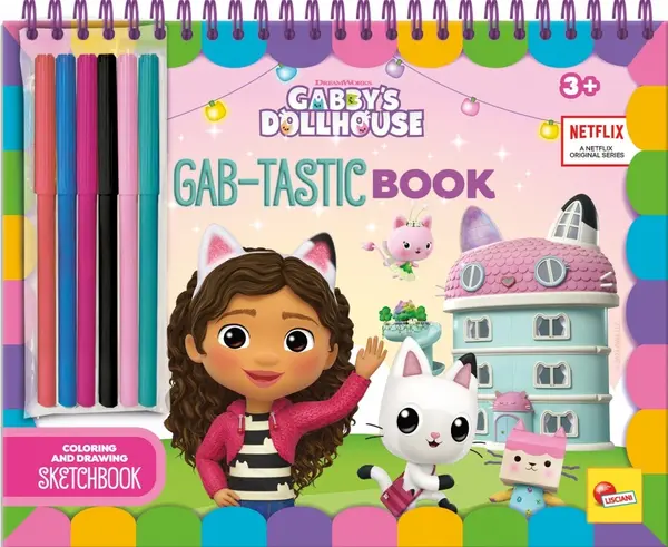 Set creativ Lisciani Gabby's Dollhouse - Gab-tastic Book