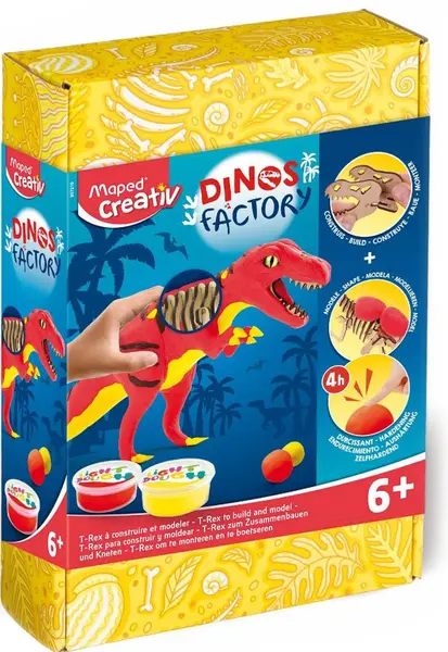 Set creativ Maped Creativ - Dinos Factory, T-Rex
