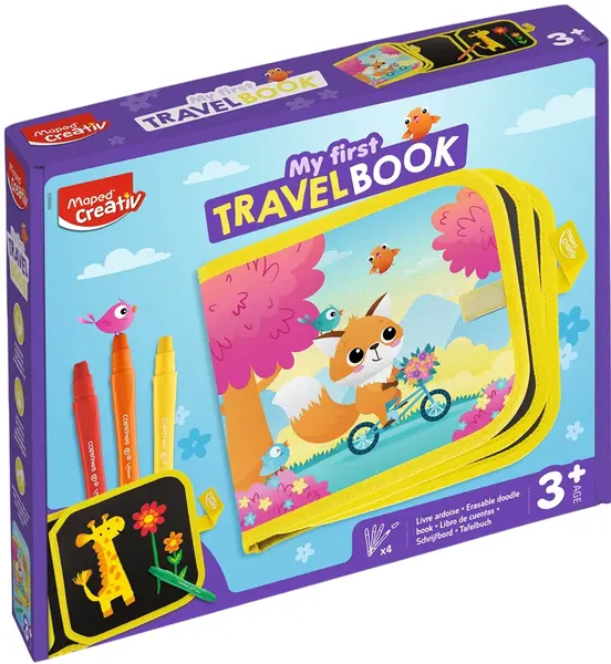 Set creativ Maped Creativ Early Age - Prima mea carte de călătorie