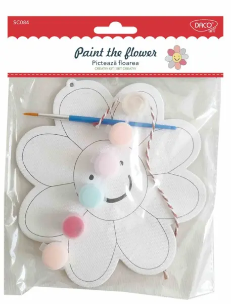 Set creativ - Picteaza floarea | Daco
