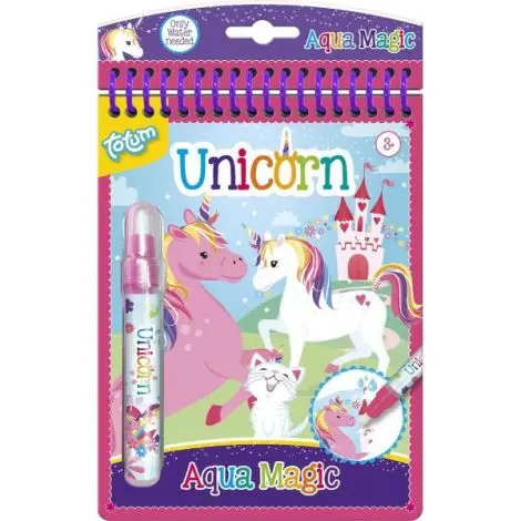 Set creativ pictura magica cu apa, unicorni