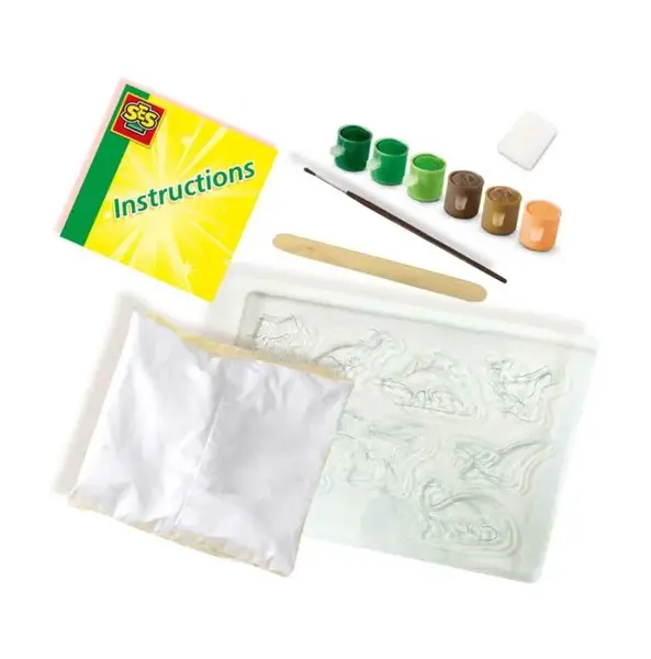 Set creativ pictura si mulaj - Lumea dinozaurilor | Ses Creative