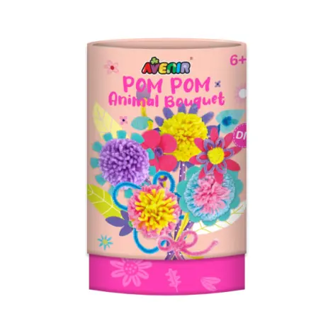 Set creativ Pom Pom - buchet flori