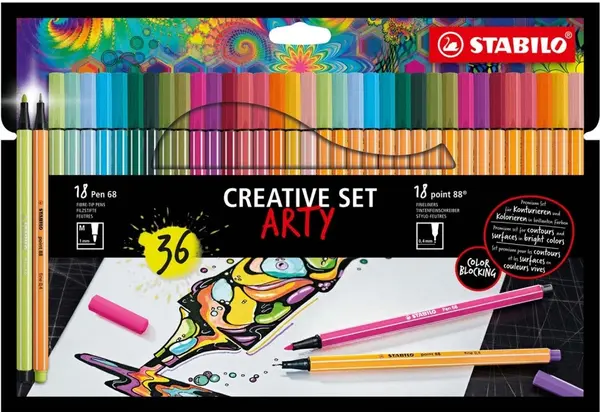 Set creativ Stabilo Arty - 36 piese