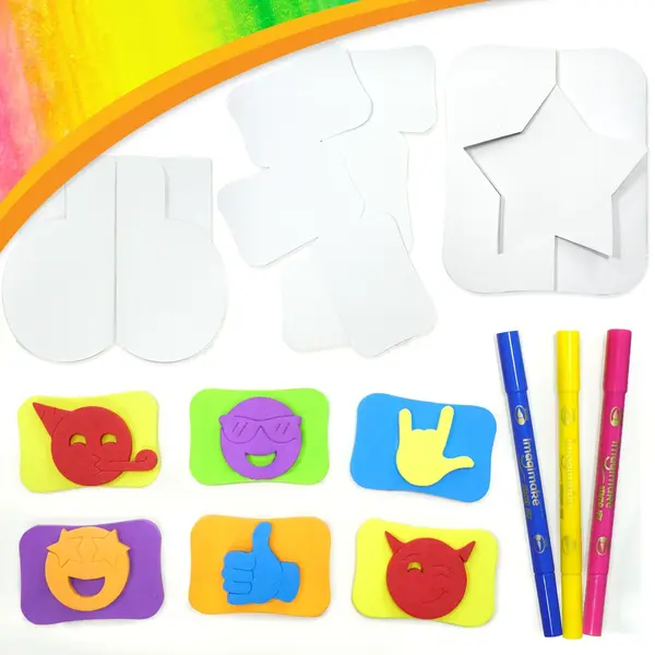 Set creativ - Stampile - Smiley | ImagiMake