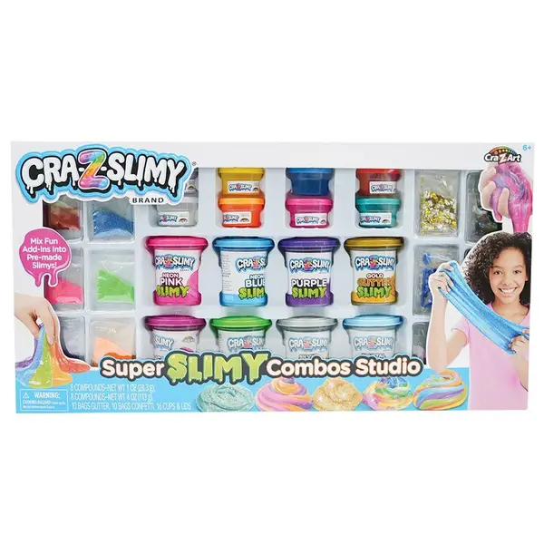 Set creativ Studio Combo cu Slime CrazArt Cra-Z-Slimy Super Slimy Combos Studio 19401