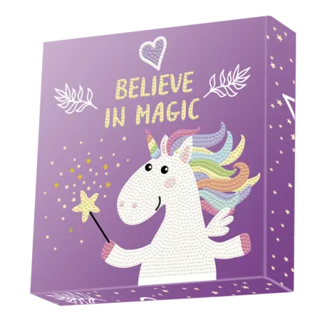 Set creativ tablou Believe in Magic, pictura cu diamante
