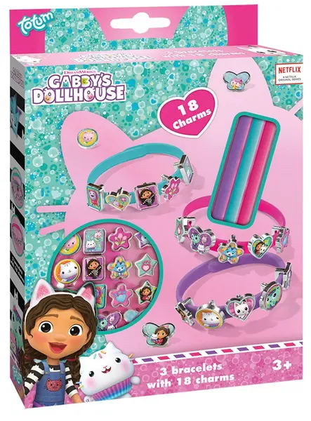 Set creativ Totum - Creează-ți singur brățări Gabby's Dollhouse