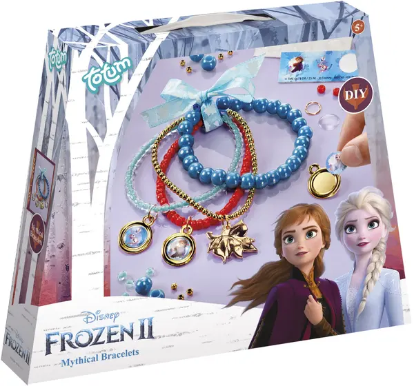 Set creativ Totum - Faceți brățări mitice, Frozen II