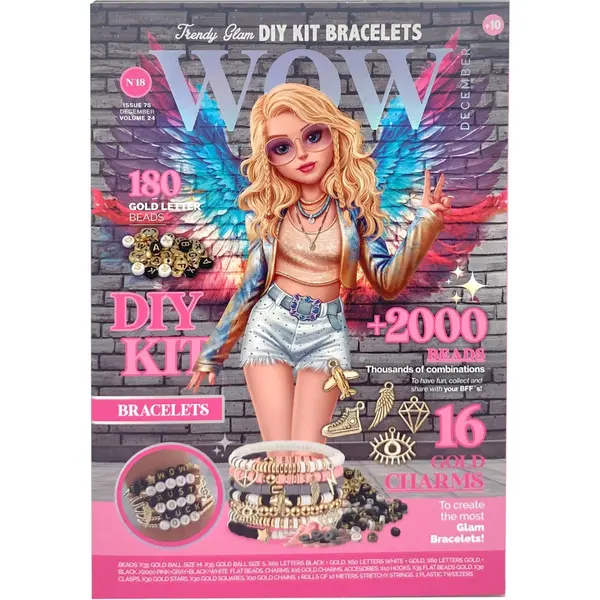 Set creativ WOW Generation - Brățări DIY