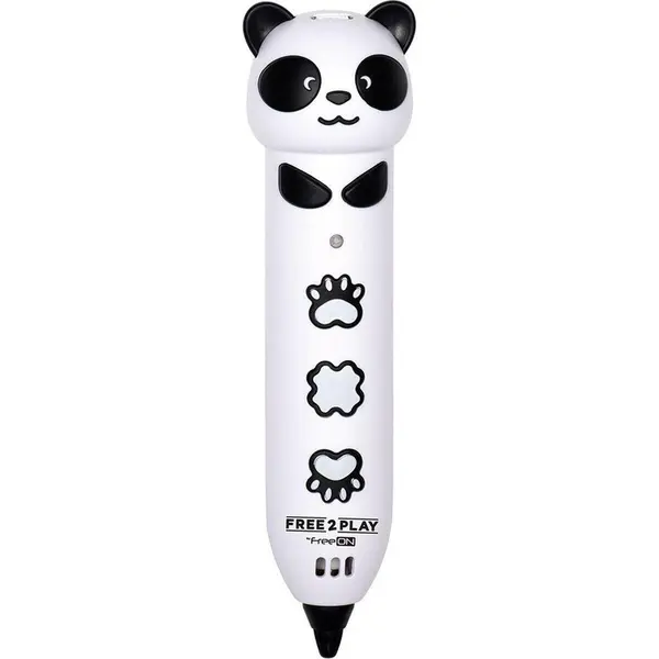Set Creion 3D si Filament colorat de 20 m, Free2Play, Panda