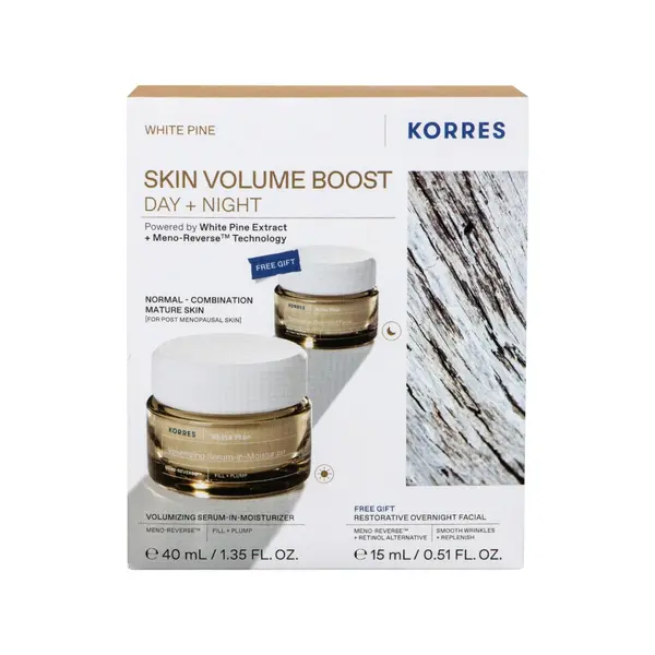 Set Crema de zi 40ml + Crema de noapte 15ml WhitePine, Korres