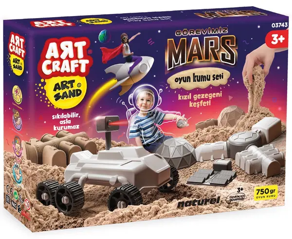 Set cu nisip pentru joacă Art Craft - Mars