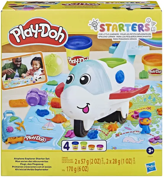 Set cu plastilină Play-Doh Starters - Airplane Explorer