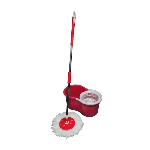 Set curatenie Vanora Home Primo VN-GRH-4COLR, Mop rotativ 360 (Rosu)