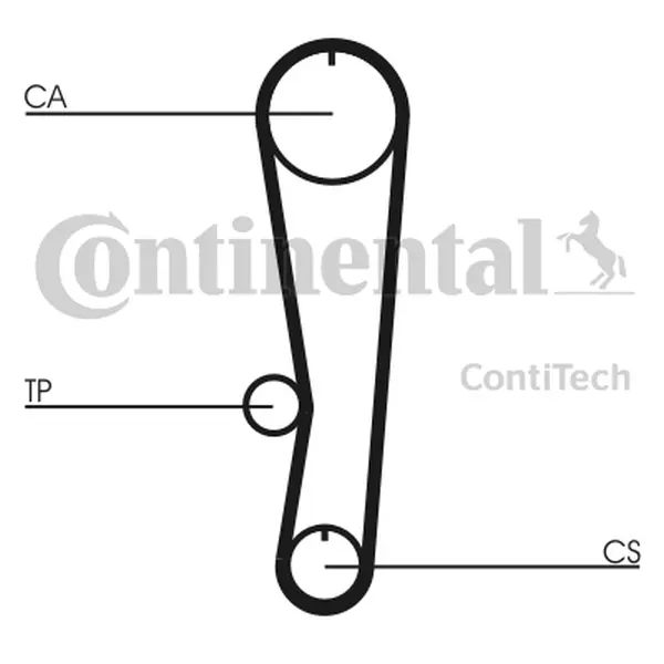 Set curea de distributie CONTINENTAL CTAM CT895K1