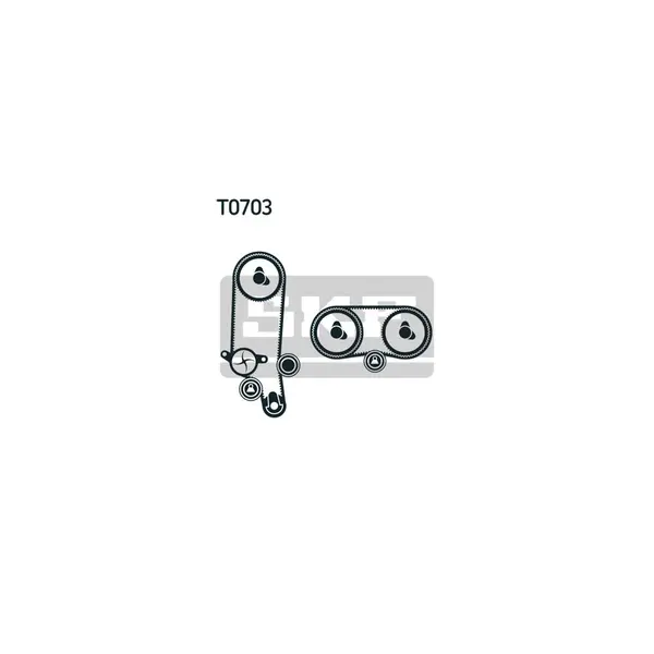 Set curea de distributie SKF VKMA 01122