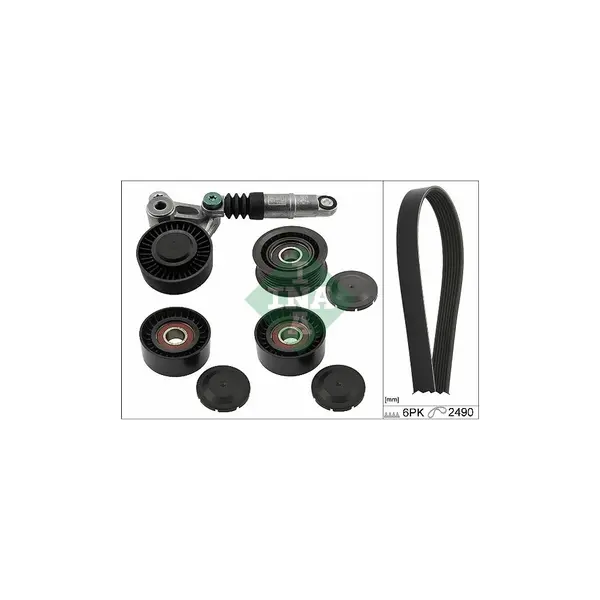 Set curea transmisie cu caneluri Schaeffler INA 529 0209 10