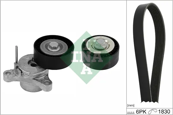 Set curea transmisie cu caneluri Schaeffler INA 529 0448 10