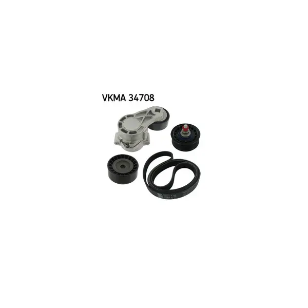 Set curea transmisie cu caneluri SKF VKMA 34708