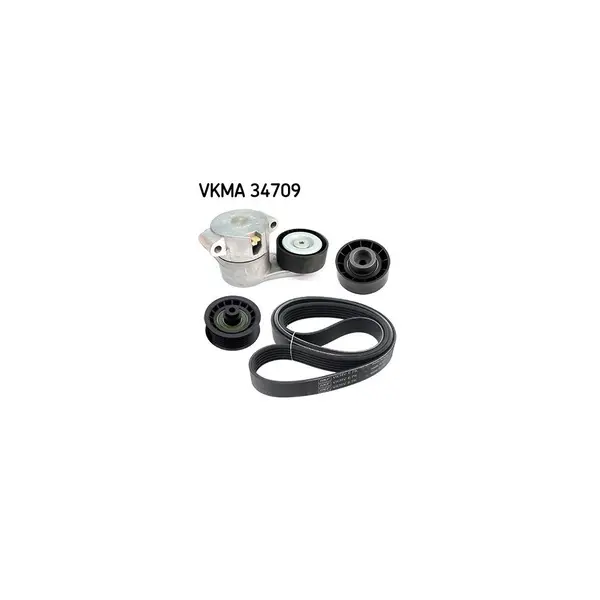 Set curea transmisie cu caneluri SKF VKMA 34709
