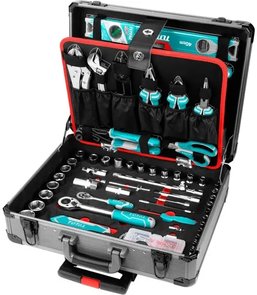 Set cutie de scule de mână TOTAL - 147 piese