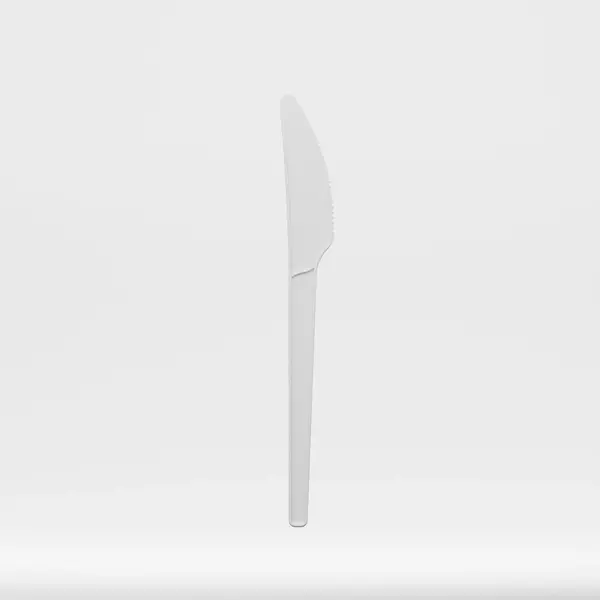 Set Cuțite Bio - 100 Bucăți, 16,6 cm, Alb