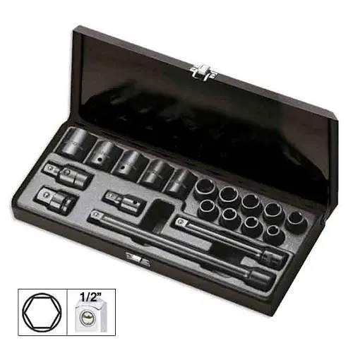 Set De 14 Tubulare De Impact Scurte 1 2 Jbm