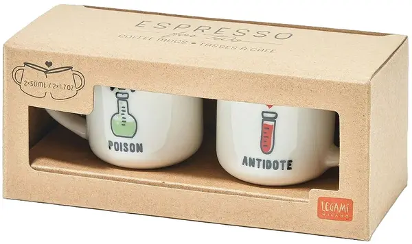Set de 2 căni Legami - Poison & Antidote