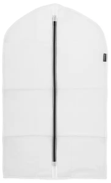 Set de 2 huse pentru haine Brabantia - 60 x 100 cm, Transparent/Grey