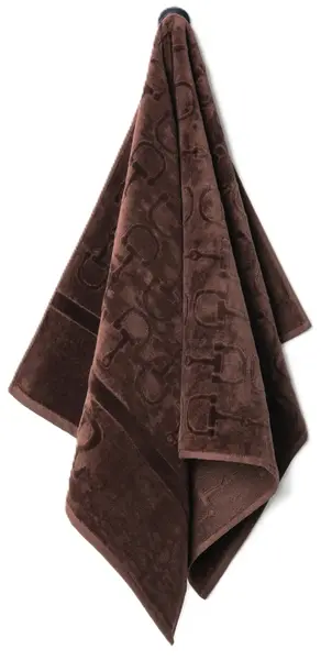 Set de 2 prosoape din bumbac La Reina - Vera, 60 х 100 cm, maro
