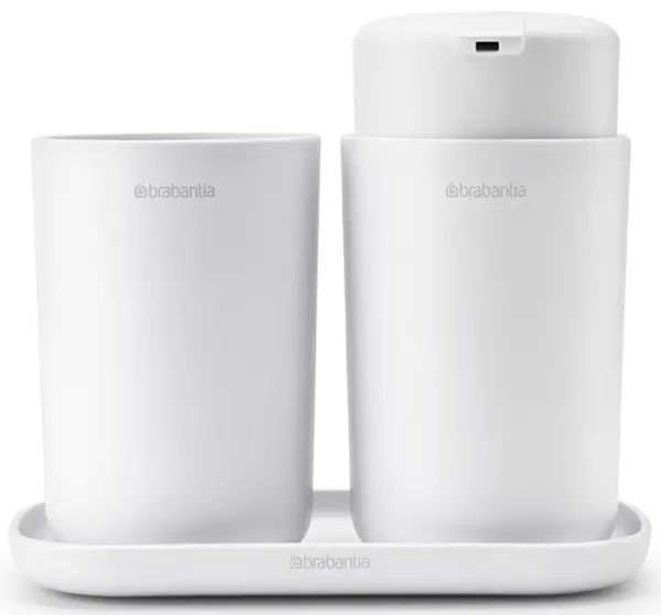 Set de 3 accesorii pentru baie Brabantia - Brabantia - ReNew, White