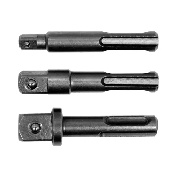 Set de 3 adaptoare Yato YT-04686 SDS Plus din otel CrMo 1 4 3 8 1 2 inch