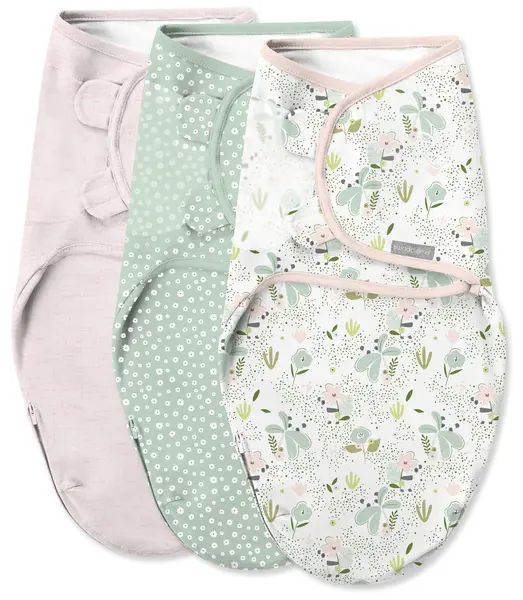 Set de 3 scutece pentru înfășat Ingenuity – SwaddleMe, Peekaboo Panda