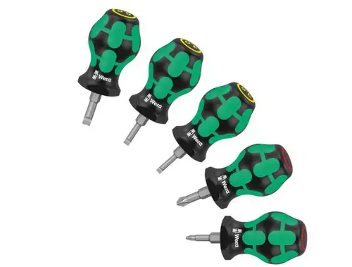 Set de 5 surubelnite, drept/PH, Wera Stubby Set 1