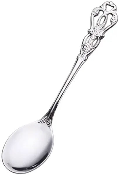 Set de 6 lingurițe de cafea Morello - Vintage Silver