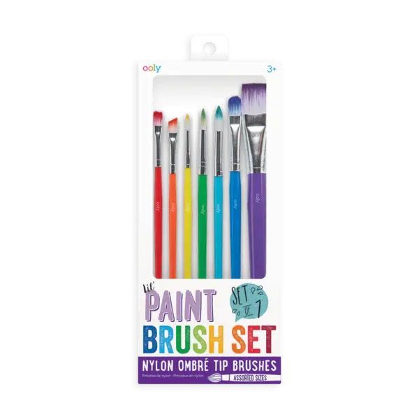 Set de 7 pensule universale, colorate