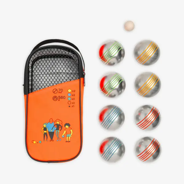 Set de 8 bile 100 Petanque Agrement