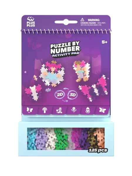 Set de Activitati Plus-Plus, 125 piese, Padurea fermecata